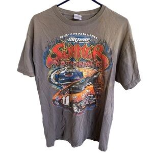 Dirtcar Racing Summer Nationals Tee Shirt Size Large 23rd Annual